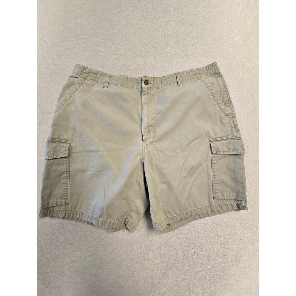 Fieldmaster Mens Khaki Cargo Shorts Size 38 Tan 100% Cotton‎ Utility Casual 5100